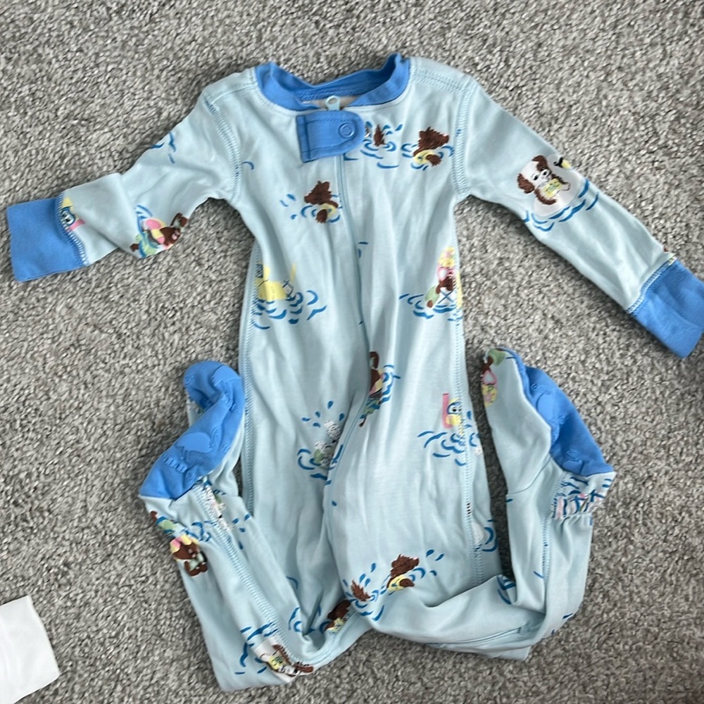 TBBC Puddle Dog Pajamas Onesie Footie